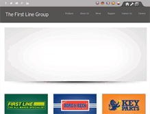 Tablet Screenshot of firstlineltd.com